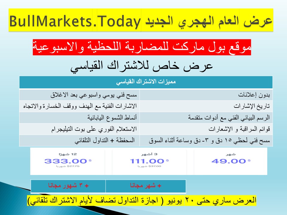 عرض العام الهجري الجديد  شهر مجانا و 3 شهور مجانا